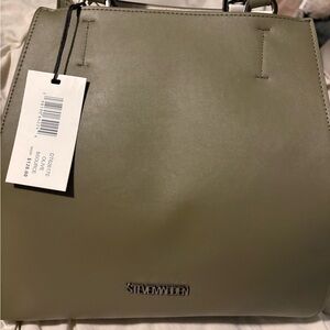 Steve Madden Olive Satchel, NWT bag is huge!